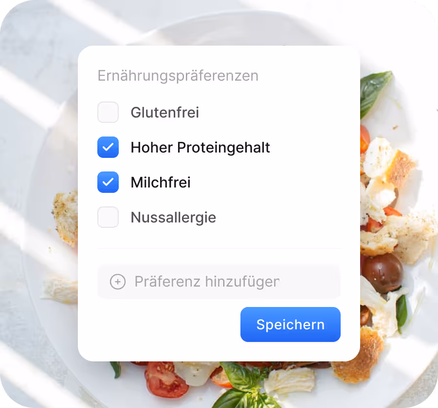 Foodballers App – individuelle Sporternährung mit Protein-Fokus, glutenfrei und allergieangepasst für Athleten