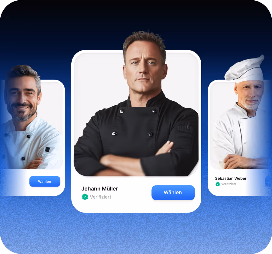 Verifizierte Köche auf der Foodballers App – persönlicher Koch mit Sporternährungs-Erfahrung in deiner Nähe finden