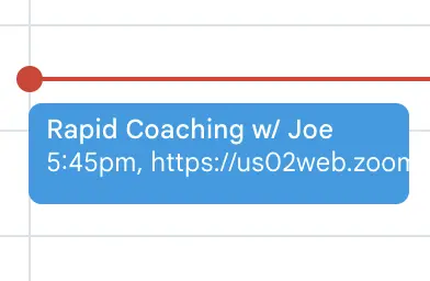 Art of Accomplishment rapid coaching session