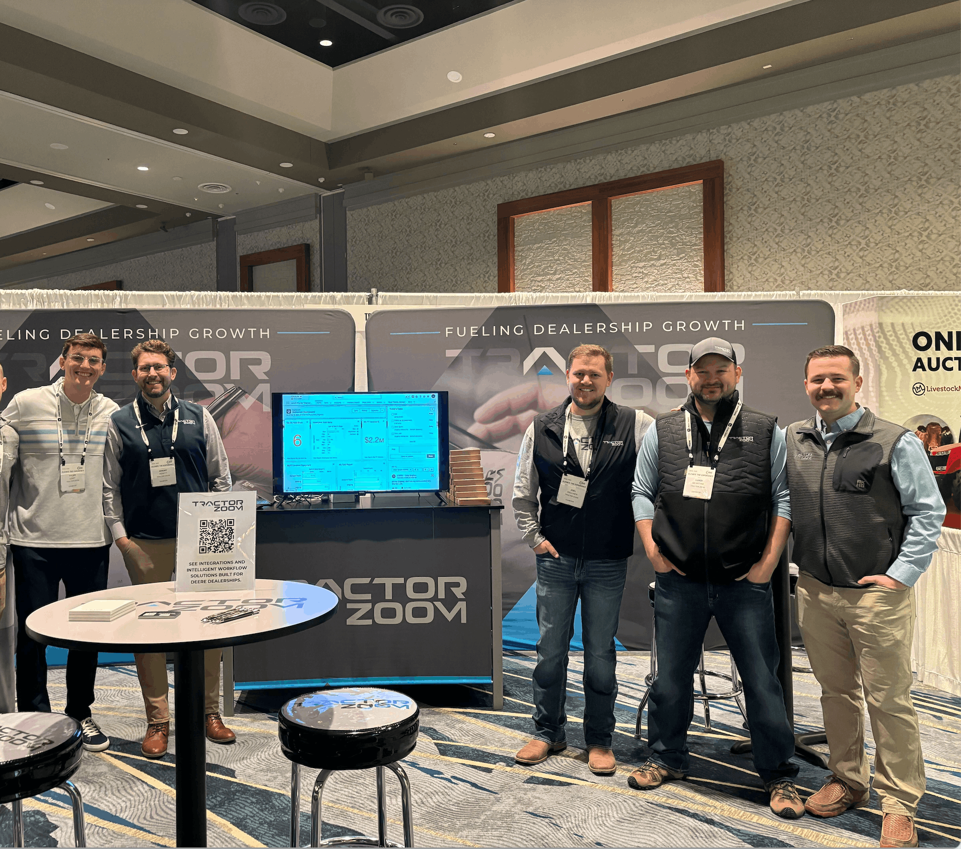 tractor zoom cs team at conference