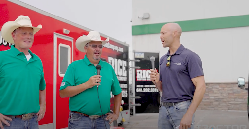 andy campbell interview at agrivision rice auction 2024