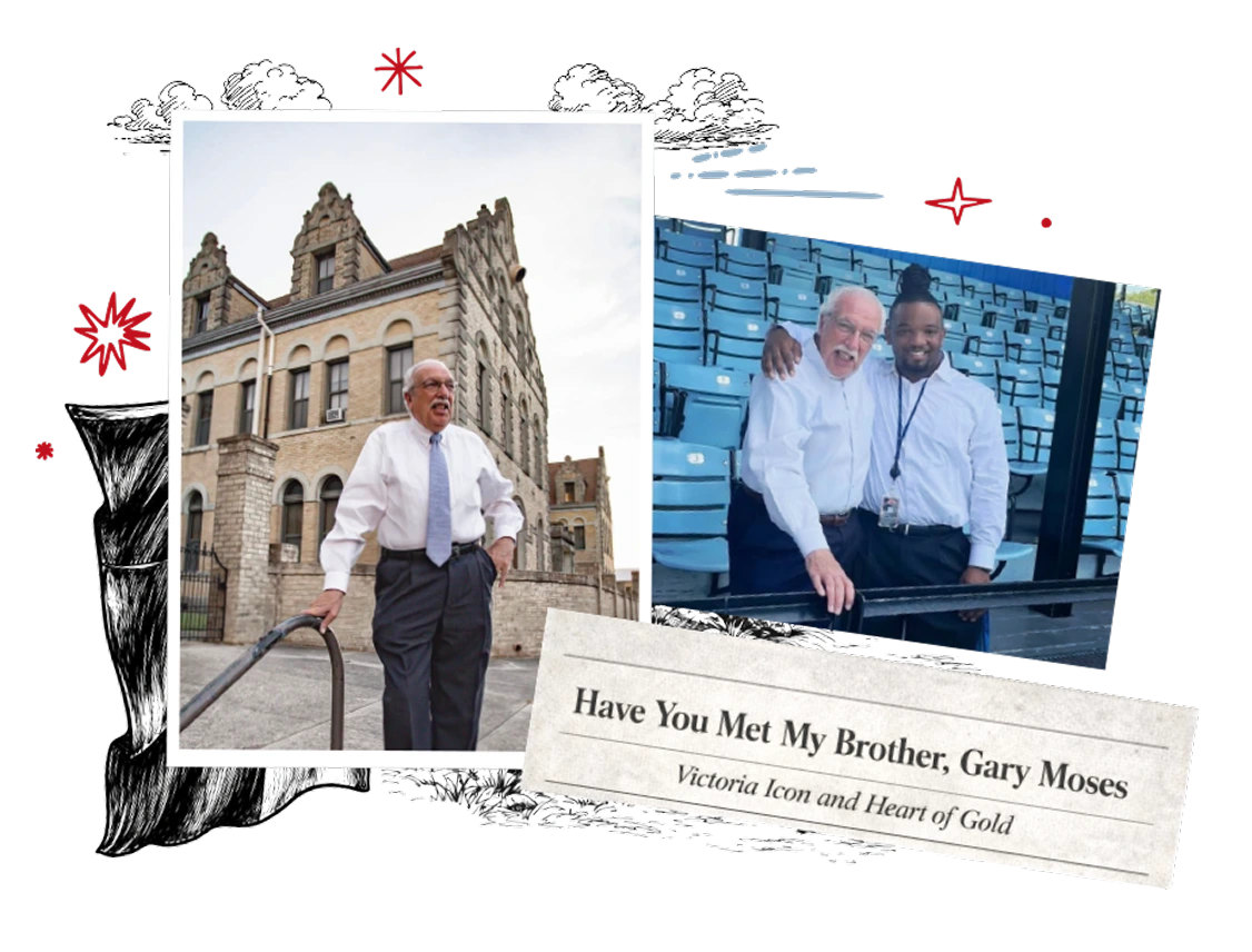 Collage of Gary Moses Moments