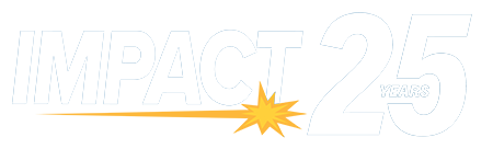 Impact 25 Year logo