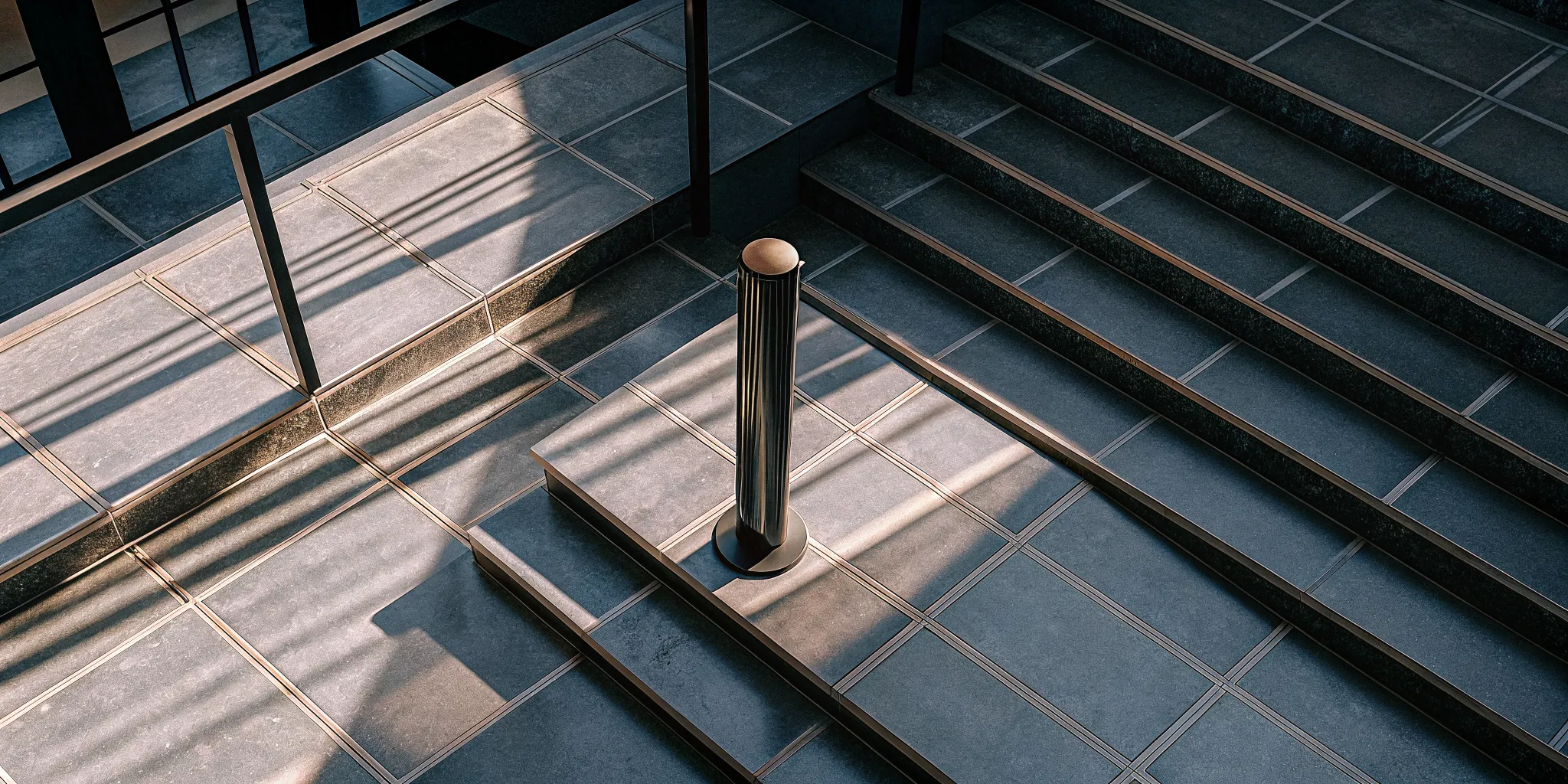 A modern staircase representing growth with the best leadership microlearning platforms.