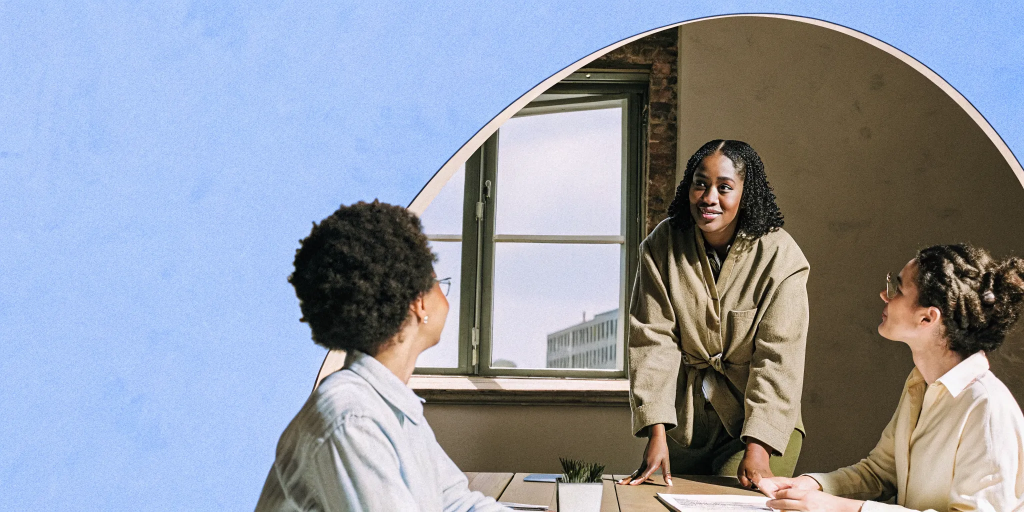 Leader choosing between coaching and managing styles