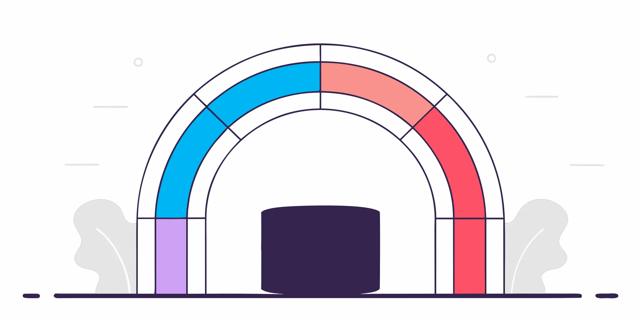 An arch showing how leaders can improve team retention.