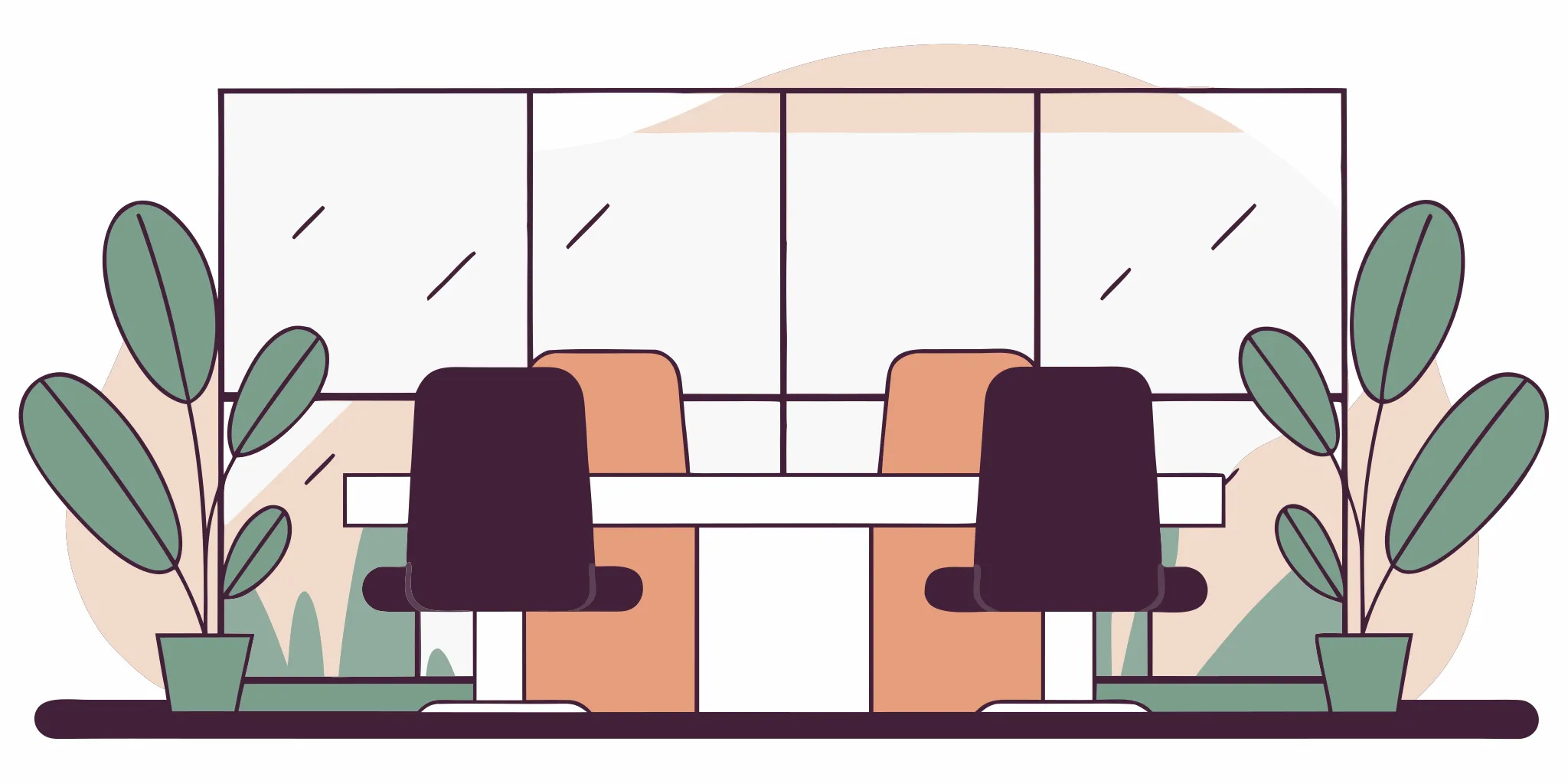 A modern office setting where a manager builds trust with their team.
