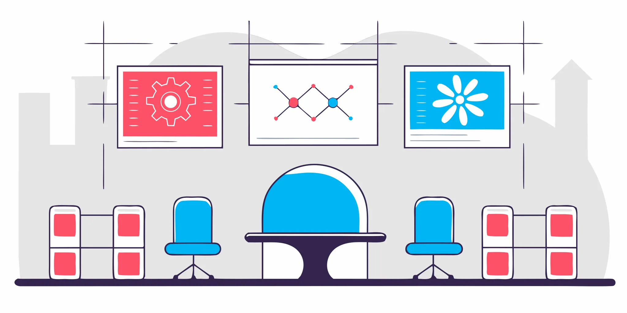 Office desk with charts showing data from the best AI leadership coach for managers.
