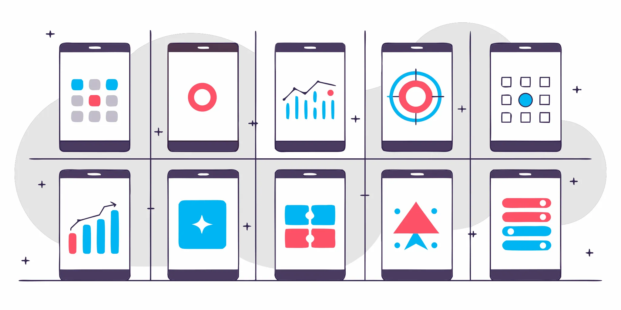 Mobile apps for leadership and self improvement on a smartphone.