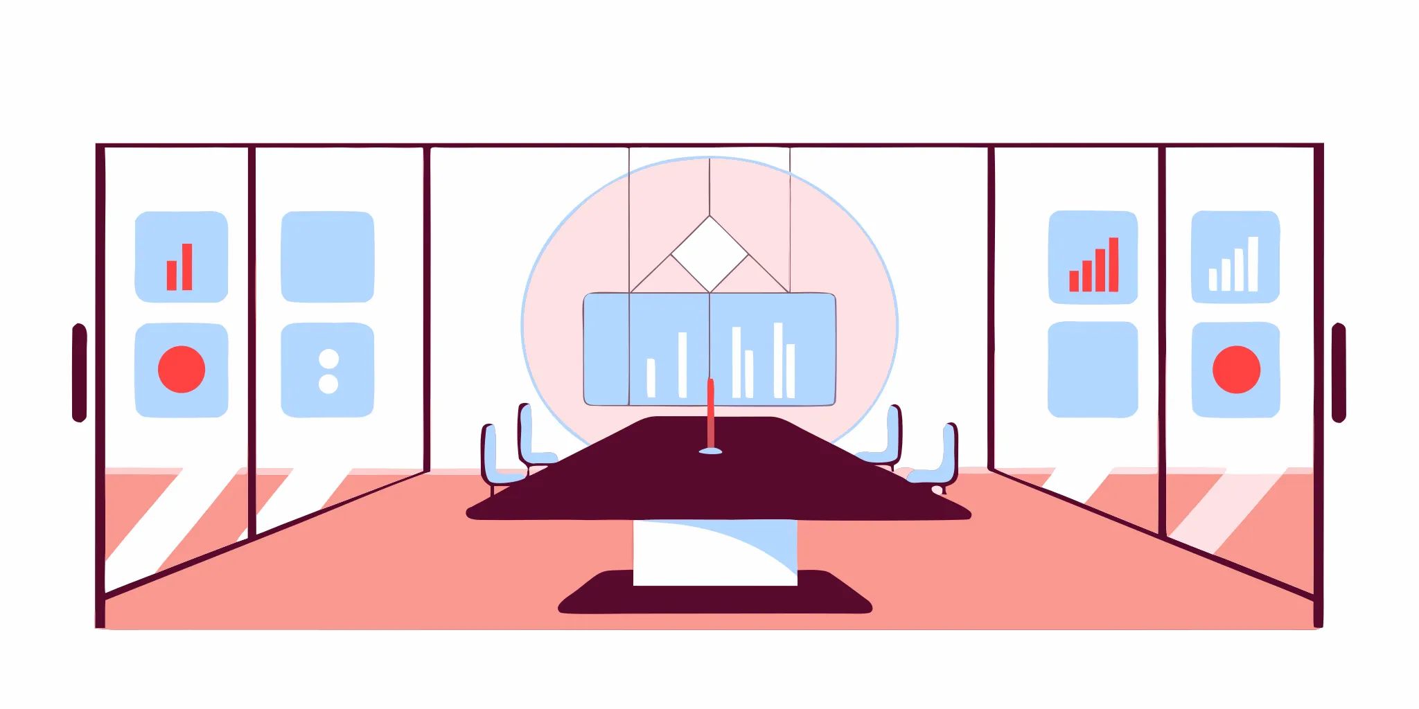 An AI coach for workplace leadership displays insights for solving challenges.