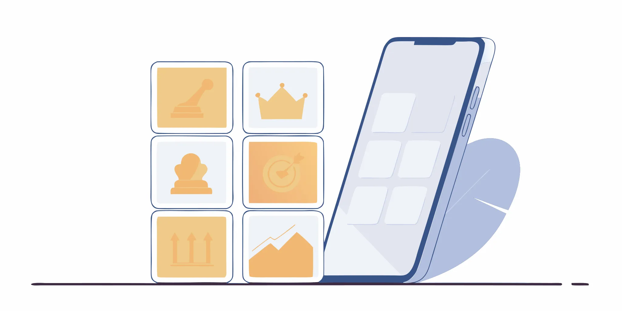 A smartphone showing an expert leadership app with curated tips for leaders.