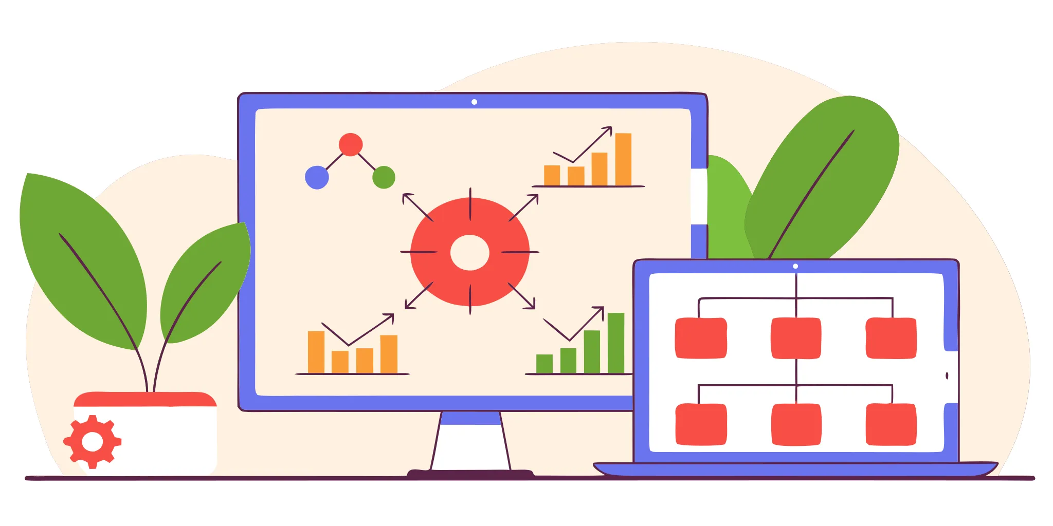 Leadership coaching software dashboard showing analytics and workflows to improve employee engagement.