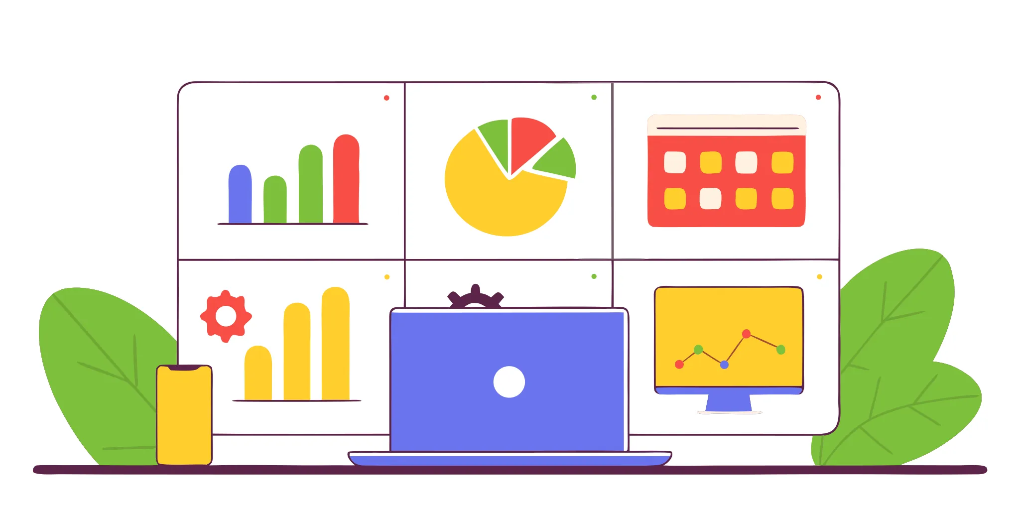 Manager training app dashboard with progress charts for workplace communication.
