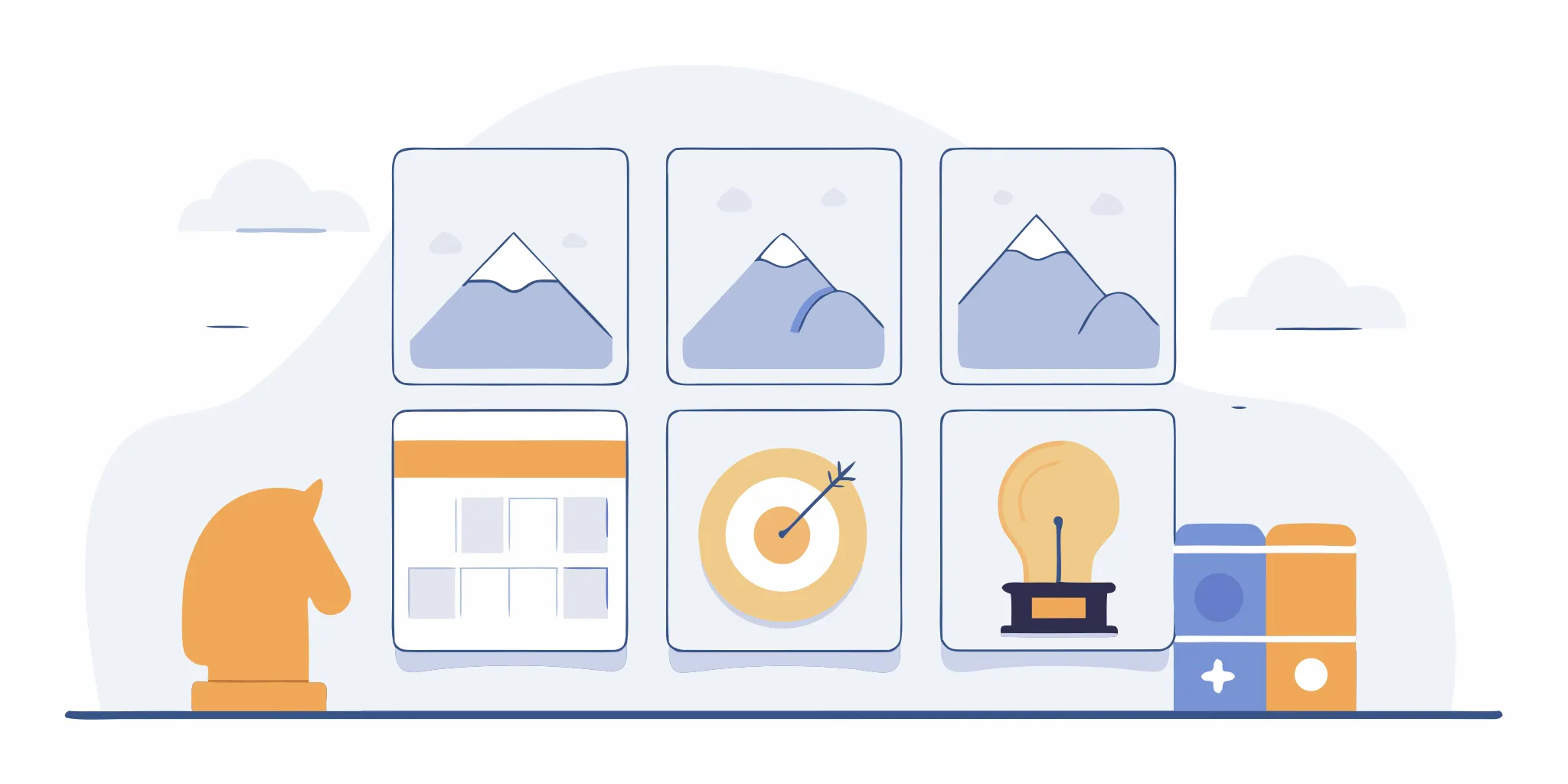 A leadership training app dashboard with daily tips and progress tracking.