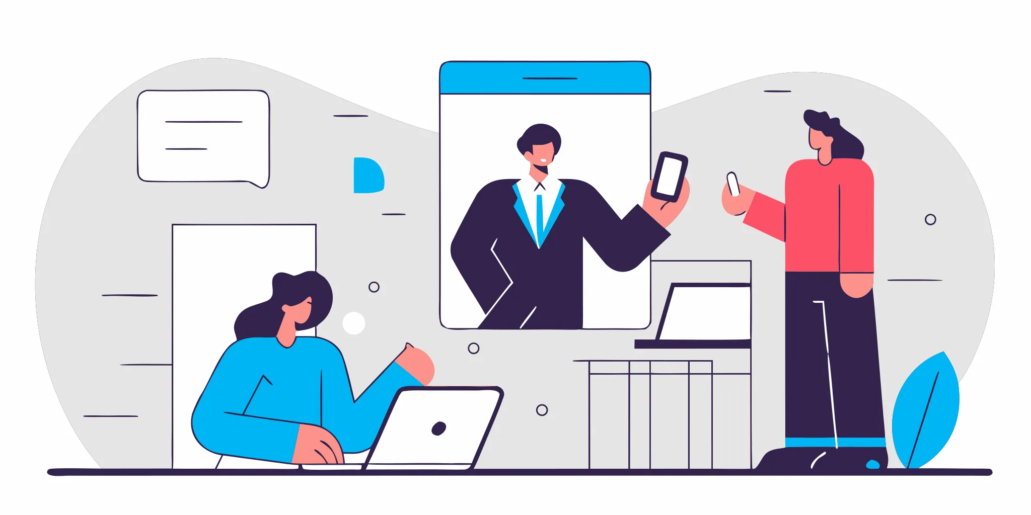 Leader using an AI coaching app for daily leadership guidance