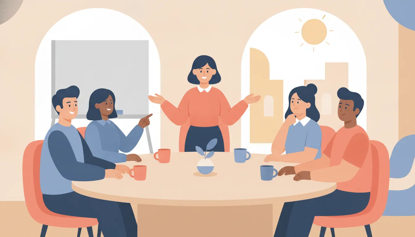 HR training for new managers during a feedback practice