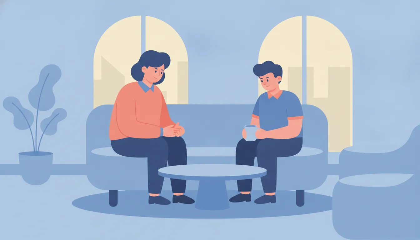 Leader preparing for a difficult conversation with a colleague