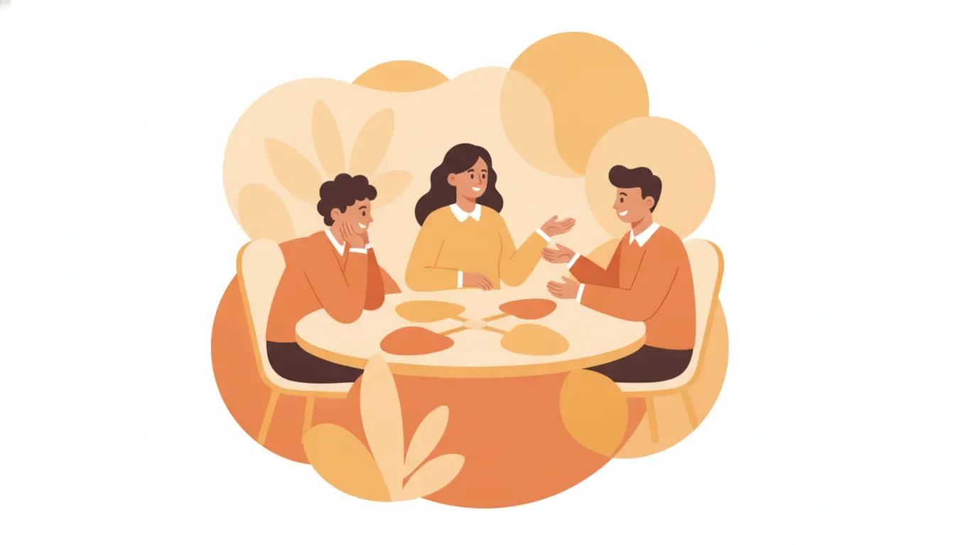 Managers practicing a feedback conversation with a leadership coach