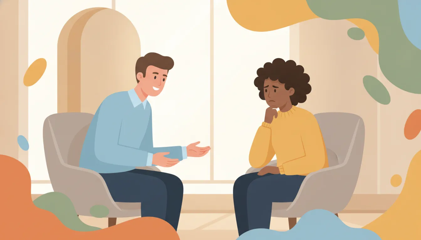Manager practicing a coaching conversation with a colleague
