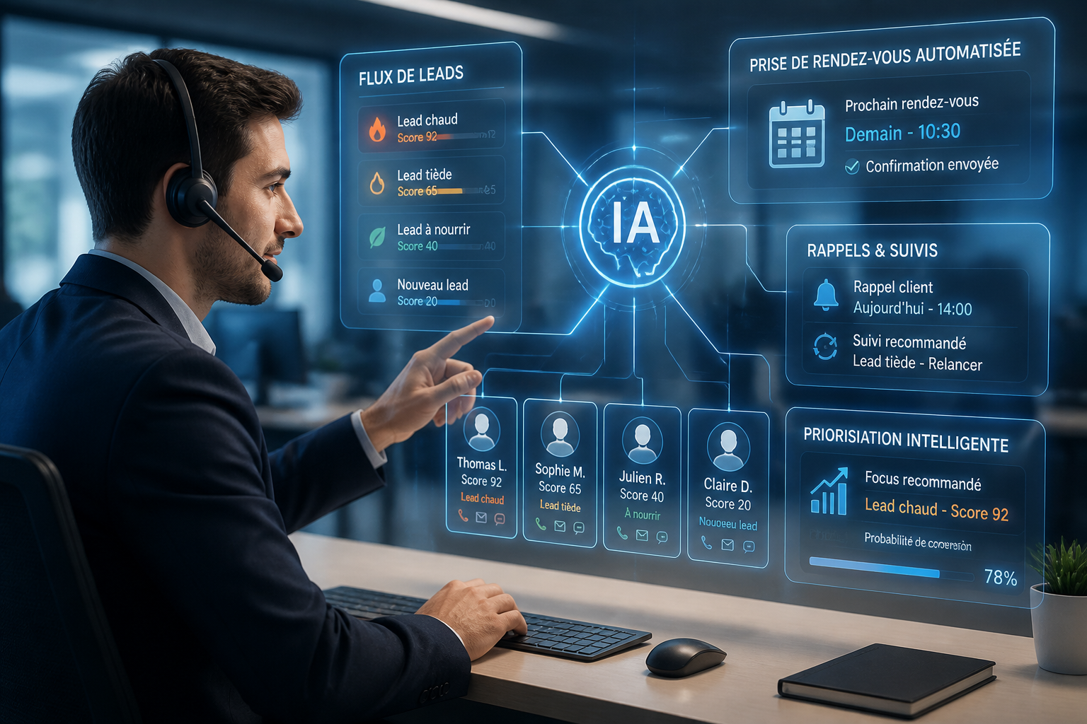 agentic-ai-call-center-booster-rendez-vous-leads-b2b