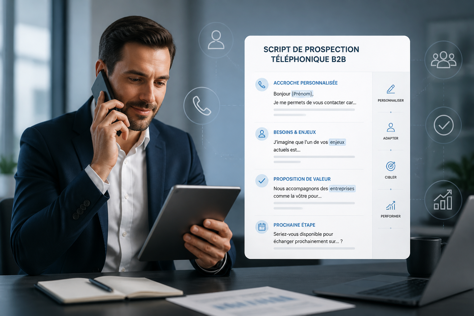 personnaliser-script-prospection-telephonique-b2b-2026