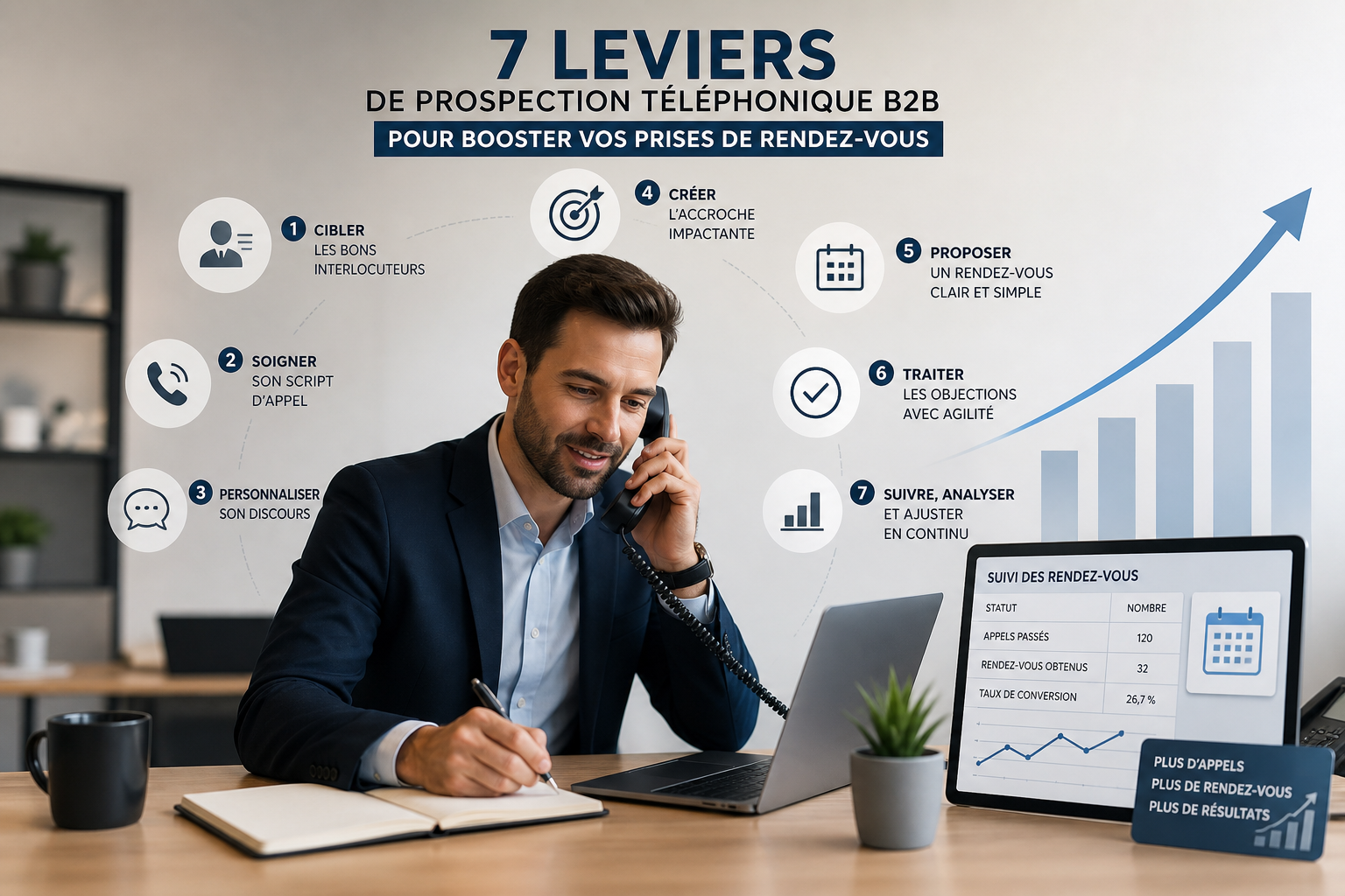 7-leviers-prospection-telephonique-b2b-prise-rendez-vous