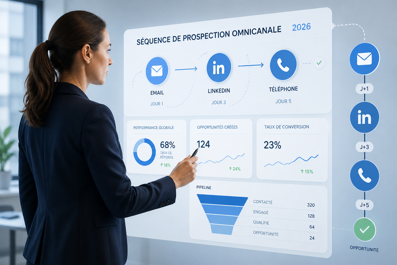sequence-omnicanale-prospection-commerciale-b2b-2026
