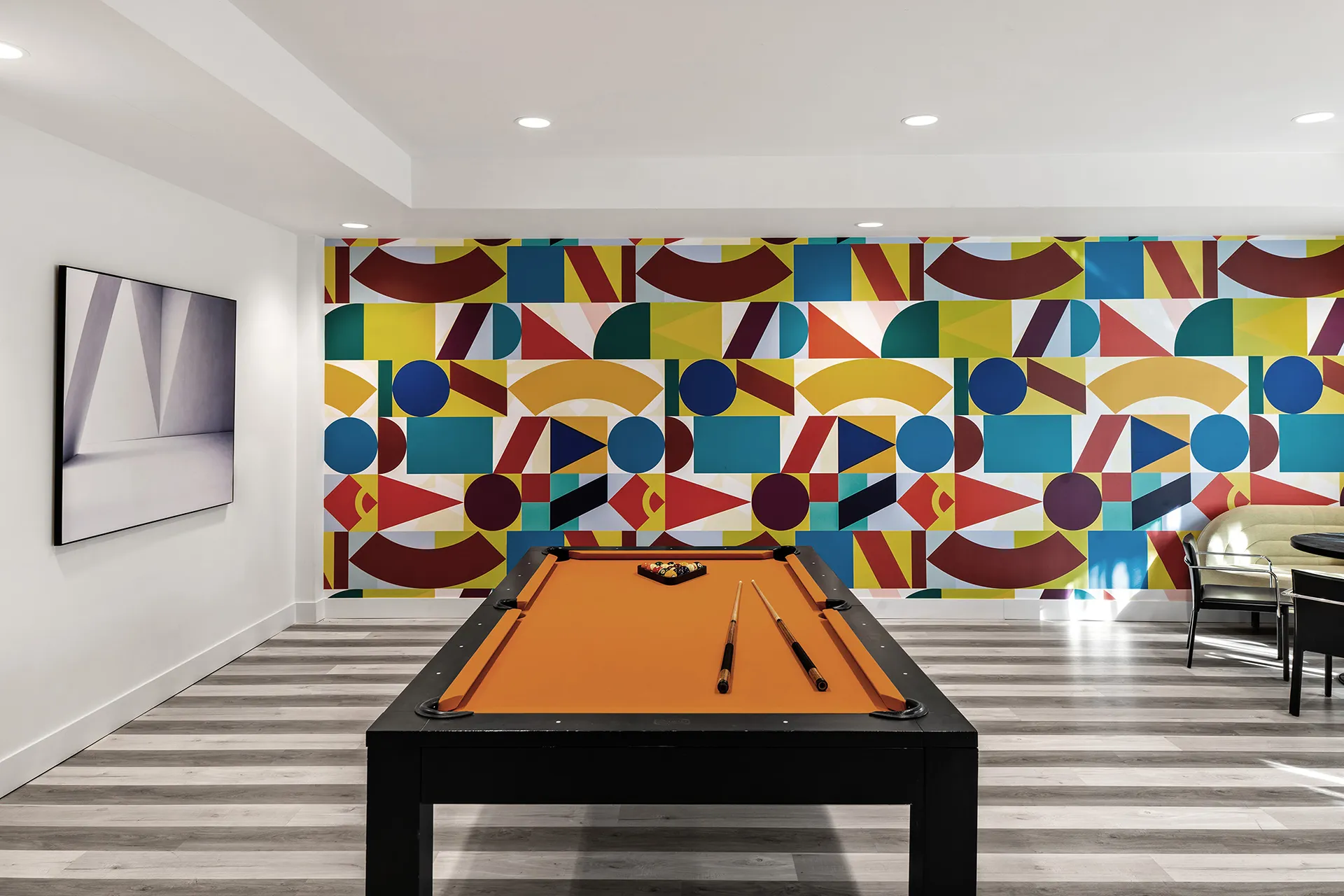 community room billiards table