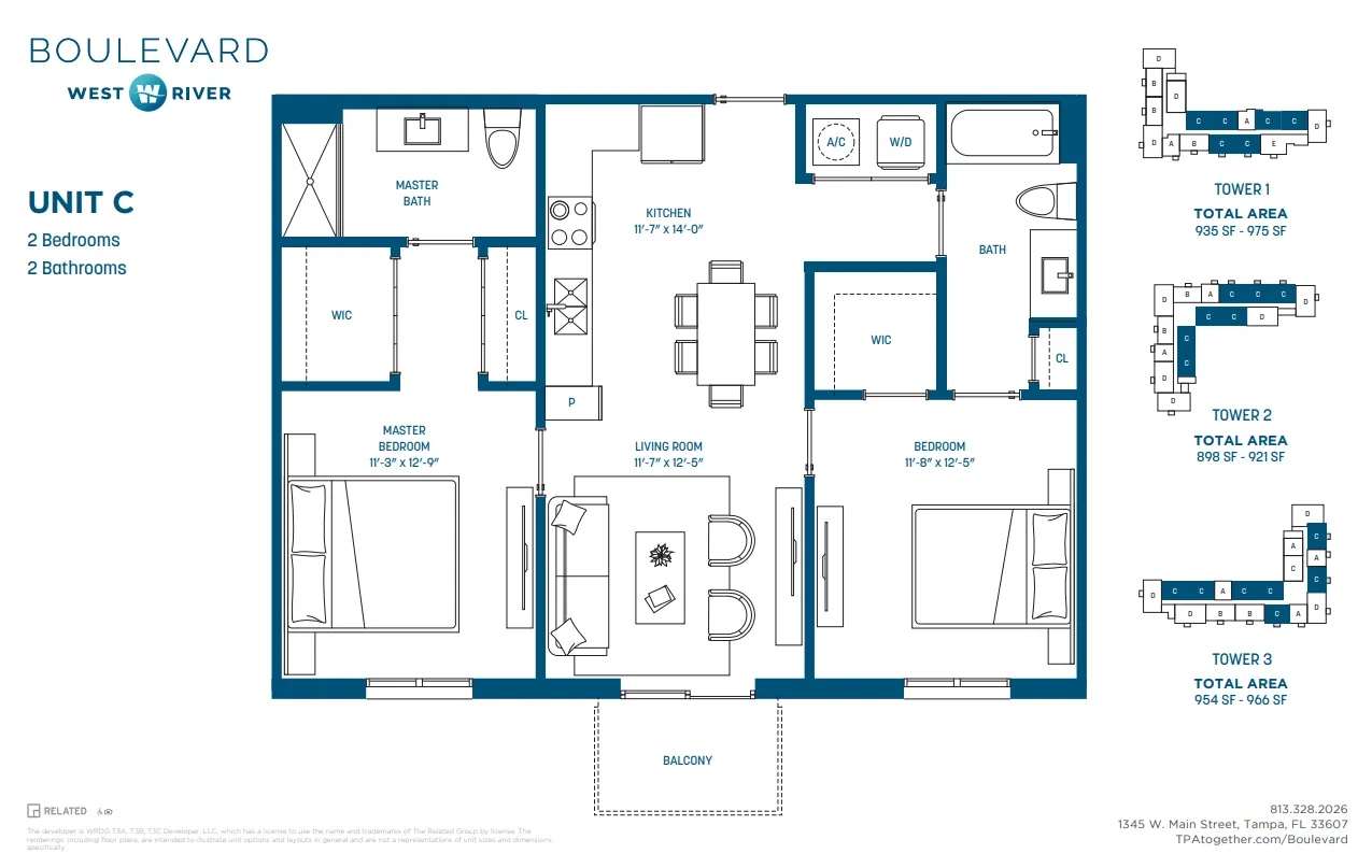 Unit C Floor Plan Layout