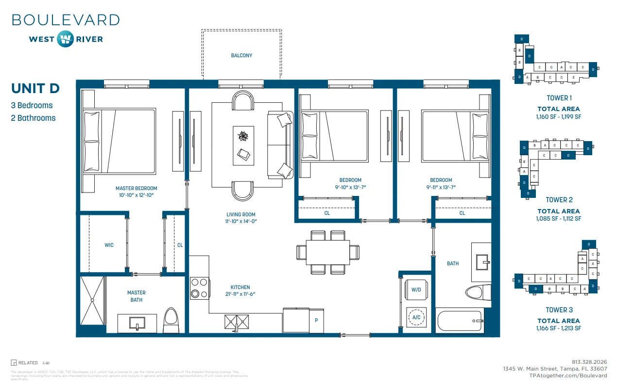 Unit D Floor Plan Layout