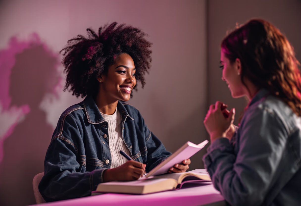 image of author at a book signing
