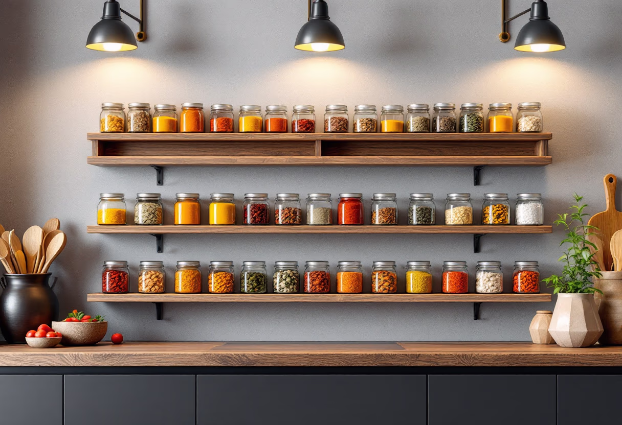 kitchen spice rack