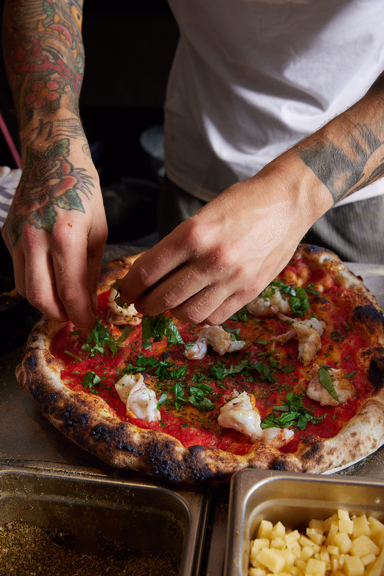 Seafood Pizza