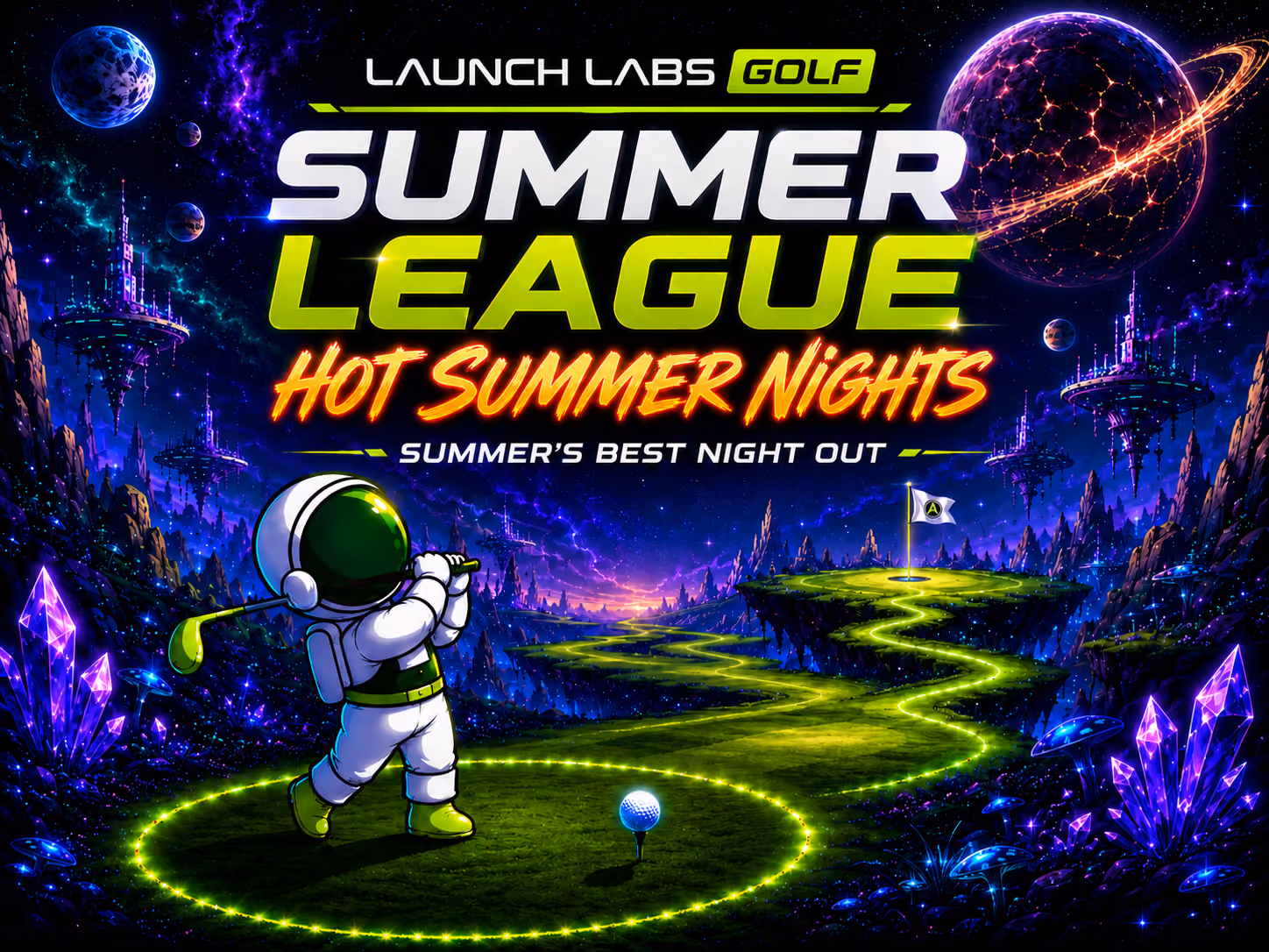 Launch Labs Golf Summer League Nights — Hot Summer Nights