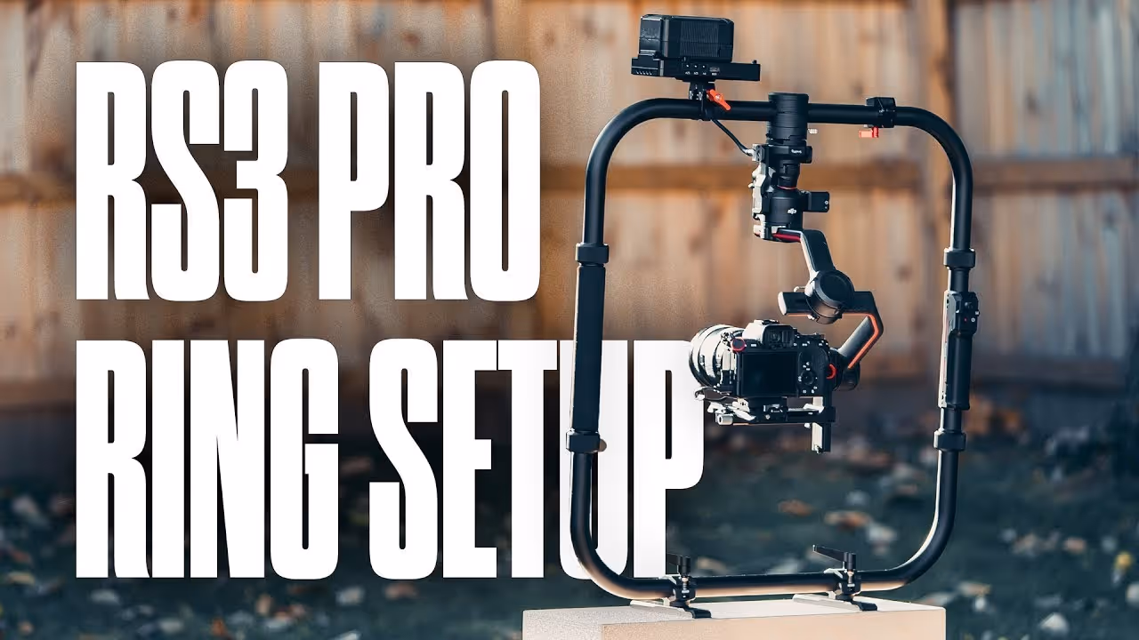 DJI RS3 Pro & SmallRig Ring Setup & Powering Options | Inverted & Upright