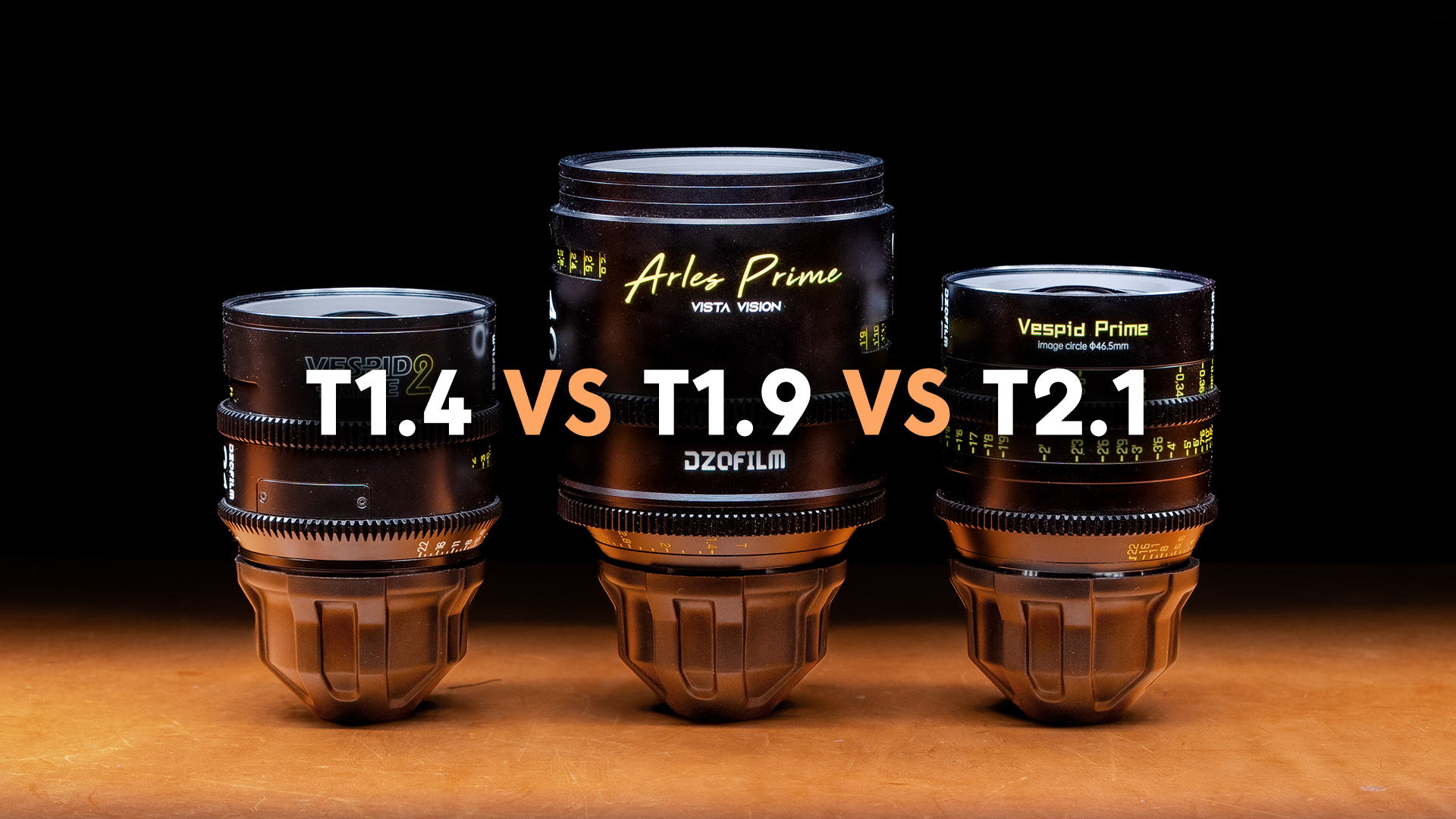 DZOFilm Vespid 2 vs Vespid vs Arles vs Arles Lustre