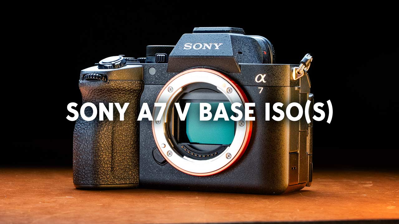 Sony A7 V Base ISO's for S-Log 3