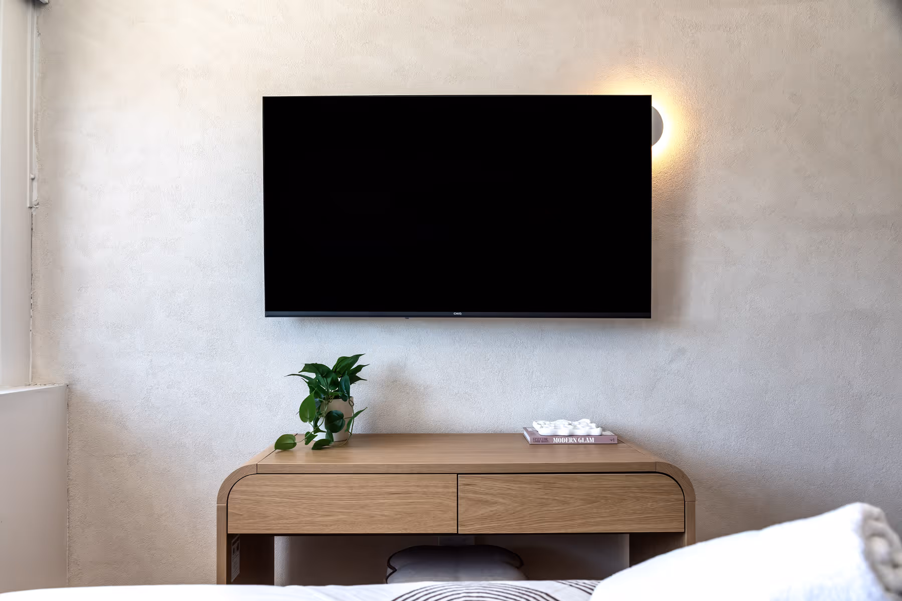 Clean modern room design at Miami Motel