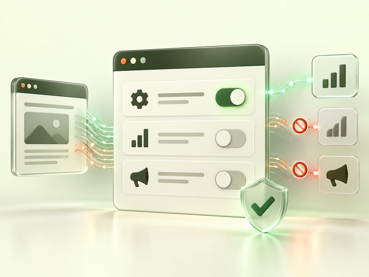 Consent preferences controlling analytics and marketing tracking.