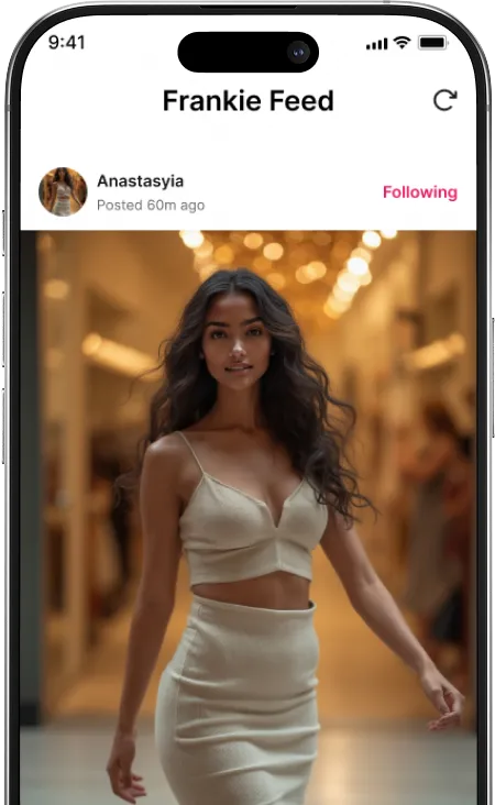 A woman in a white dress walking down a street.