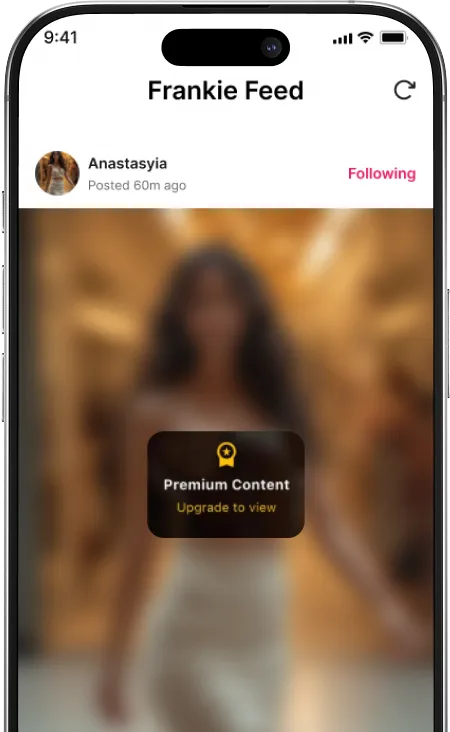 A cell phone with a picture of a woman in a white dress.