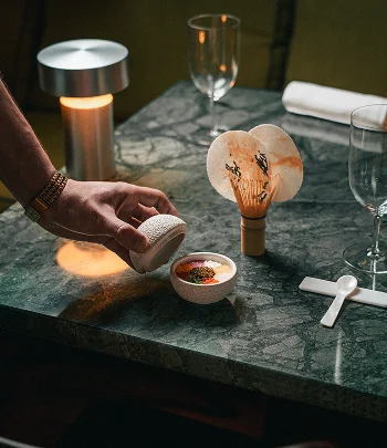 Restaurante Éon no Palacete Severo — prato de autor em menu de fine dining