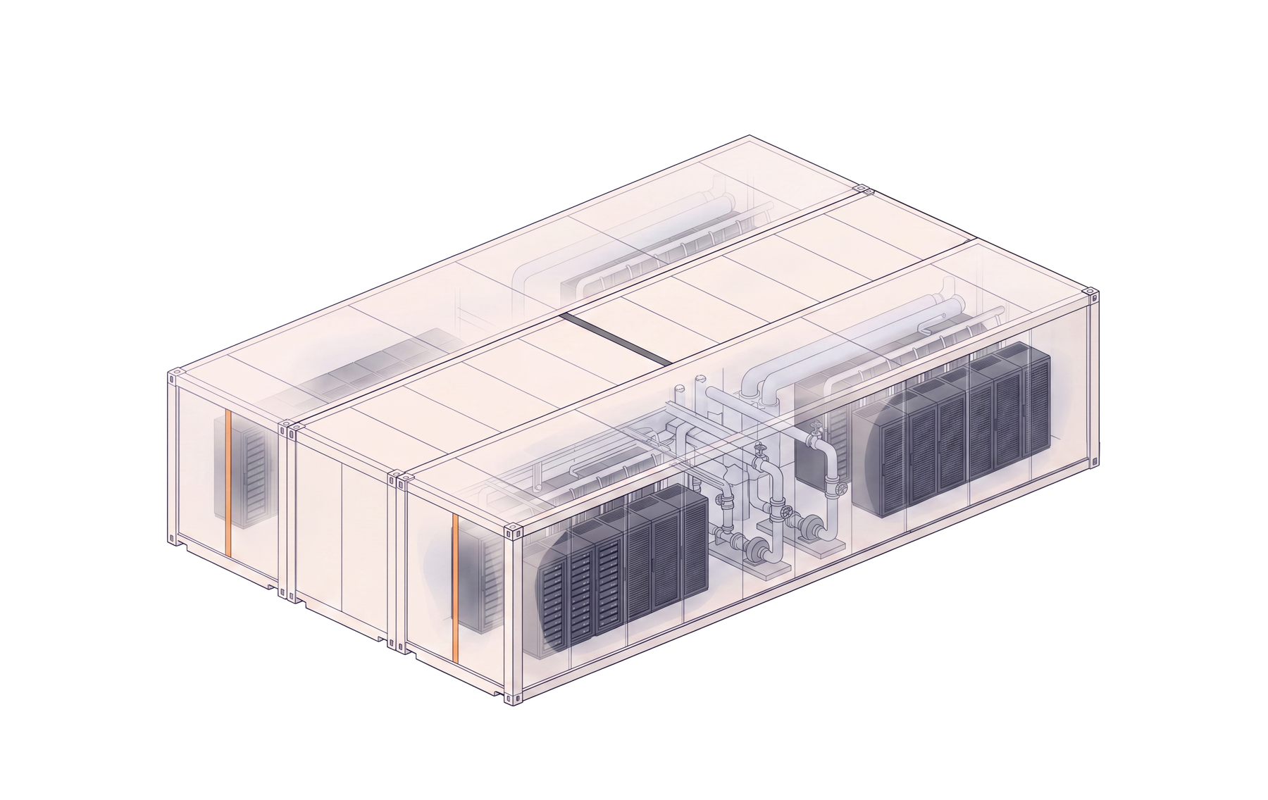 Three-module floor assembly