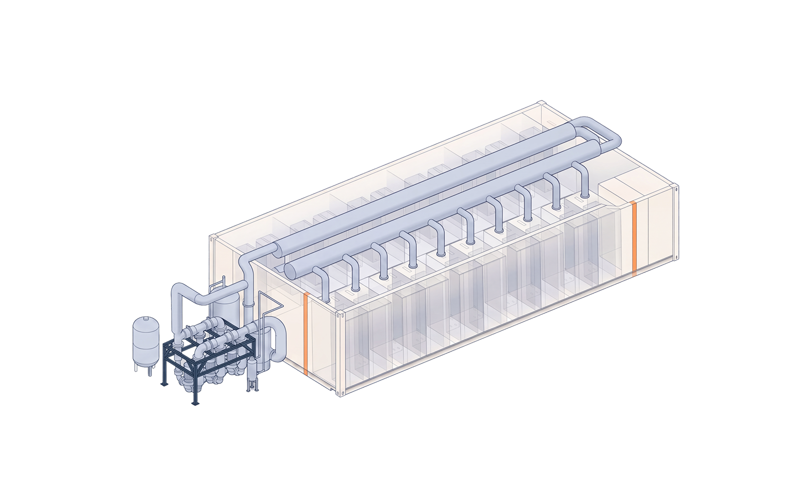 Cooling distribution module