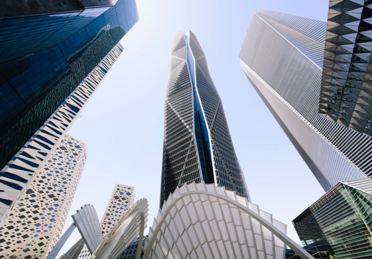 Riyadh cityscape at sunset