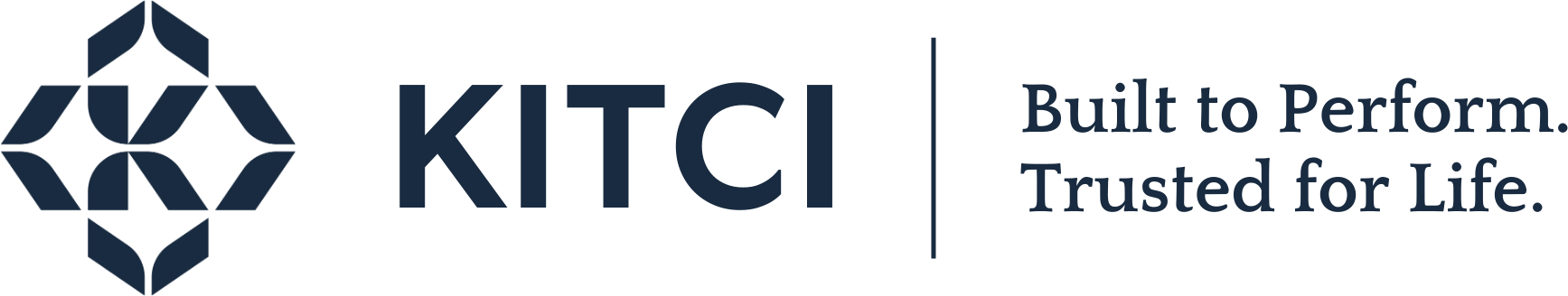 KITCI Logo Built to Perform Trusted for Life