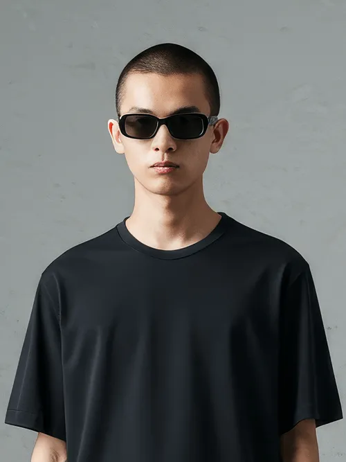 man with light background