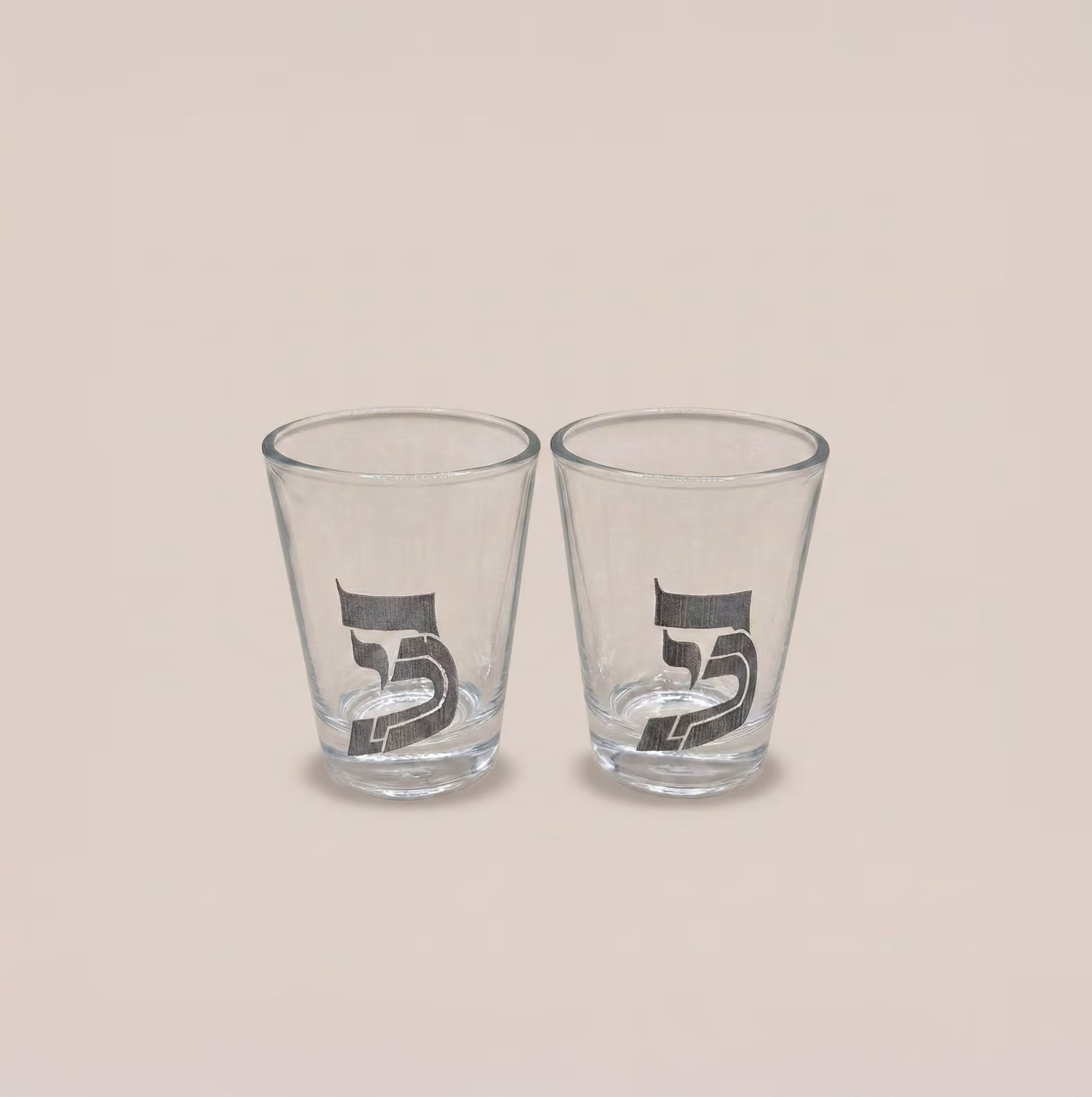 Personalized schnapps glasses