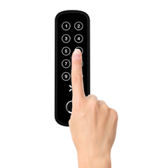 BLACK X xPad+ smart keypad - Biometric access control device with fingerprint, NFC, and Bluetooth connectivity