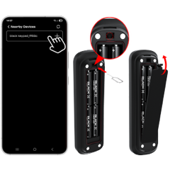 BLACK X xPad+ smart keypad - Biometric access control device with fingerprint, NFC, and Bluetooth connectivity